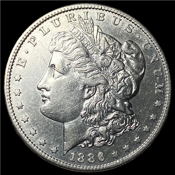 1886-S Silver Morgan Dollar CHOICE AU