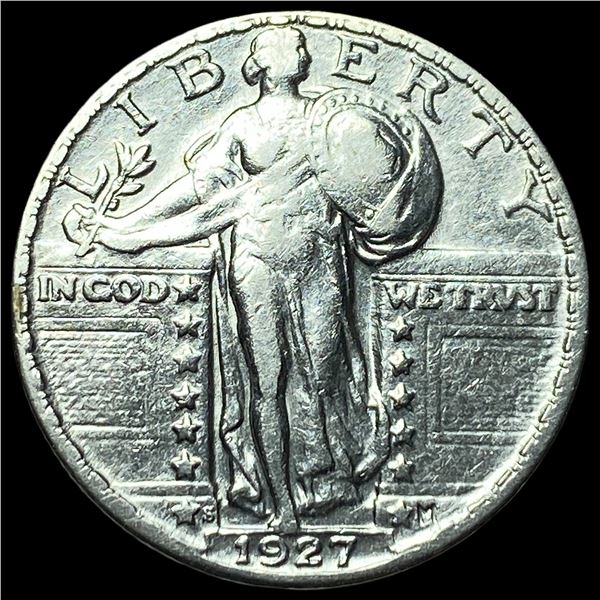 1927-S Silver Standing Liberty Quarter CHOICE  AU