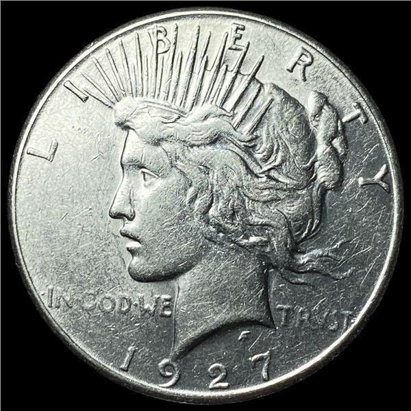 1927-S Silver Peace Dollar CHOICE AU