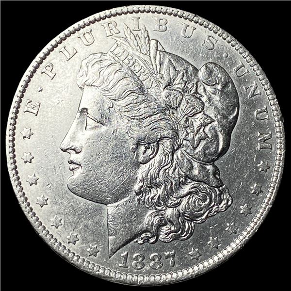 1887-O Silver Morgan Dollar CHOICE AU