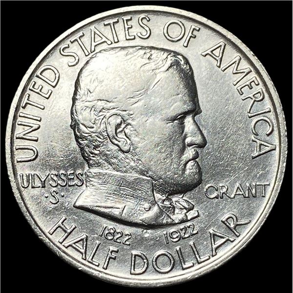 1922 Silver Half Dollar Grant GEM BU