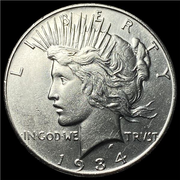 1934-S Silver Peace Dollar CHOICE BU