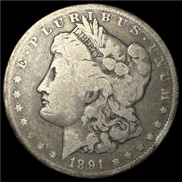 1891 Silver Morgan Dollar NICELY CIRCULATED
