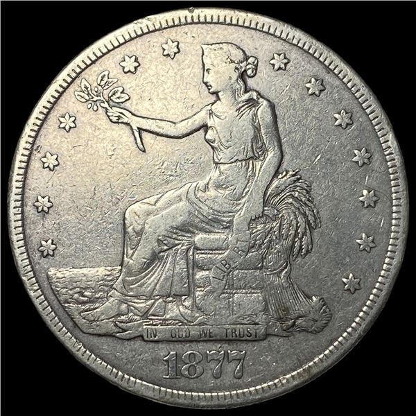 1877-S Silver Trade Dollar LIGHTLY CIRCULATED