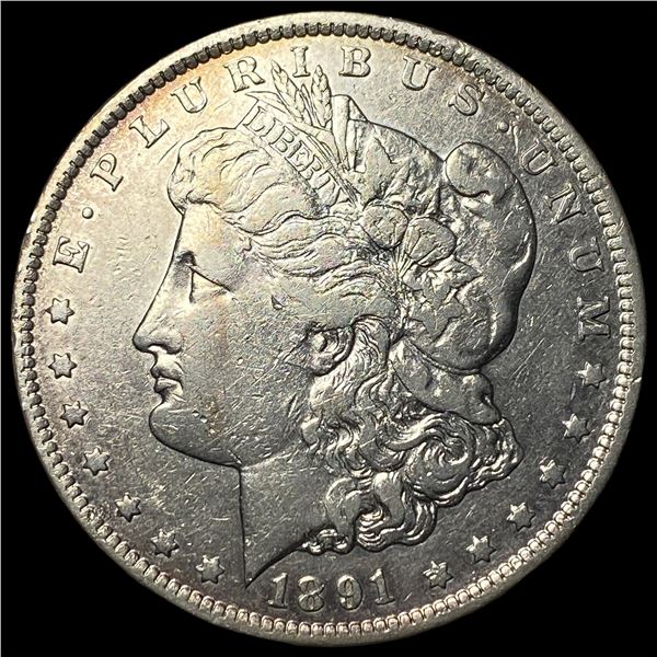 1891-CC Silver Morgan Dollar LIGHTLY  CIRCULATED