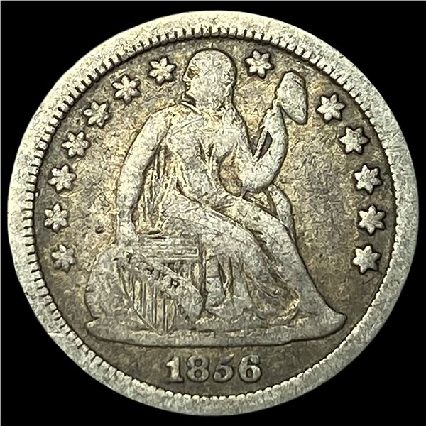 1856 Seated Liberty Dime NEARLY UNCIRCULATED
