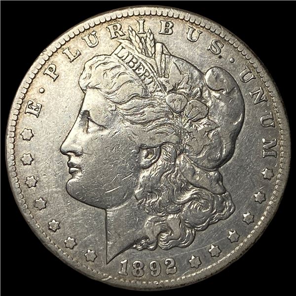 1892-CC Silver Morgan Dollar NEARLY  UNCIRCULATED