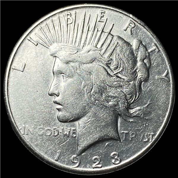 1923-S Silver Peace Dollar CLOSELY UNCIRCULATED