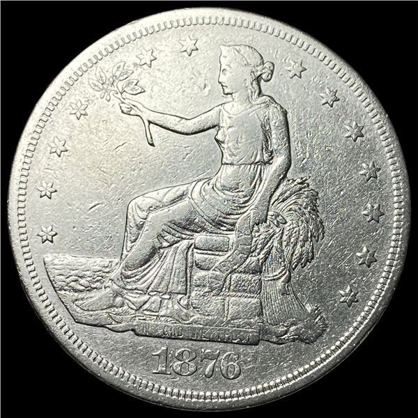 1876-S Silver Trade Dollar CLOSELY  UNCIRCULATED