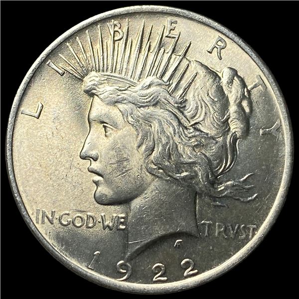 1922 Silver Peace Dollar CHOICE BU