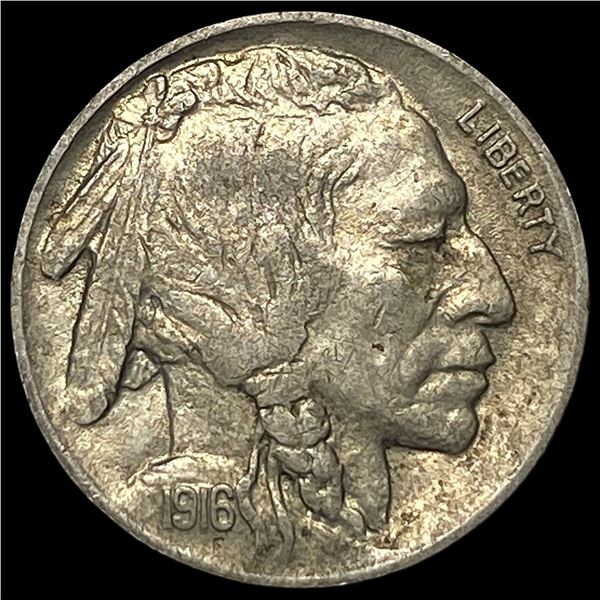 1916 Buffalo Nickel NEARLY UNCIRCULATED