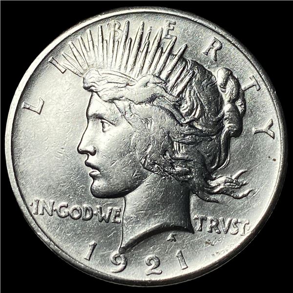 1921 Silver Peace Dollar CLOSELY UNCIRCULATED
