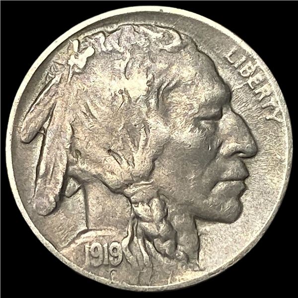 1919-D Buffalo Nickel NEARLY UNCIRCULATED