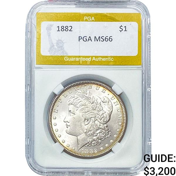 1882 Morgan Silver Dollar PGA MS66