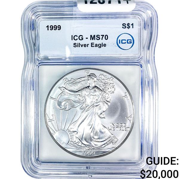 1999 Silver Eagle ICG MS70