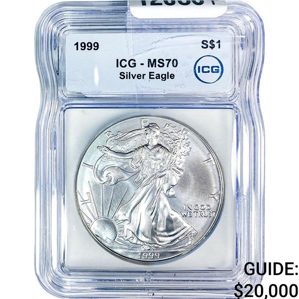 1999 Silver Eagle ICG MS70