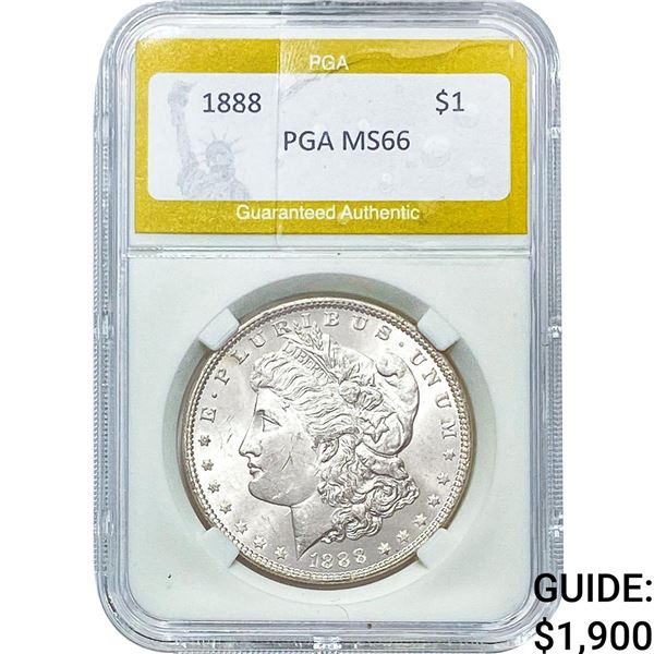 1888 Morgan Silver Dollar PGA MS66