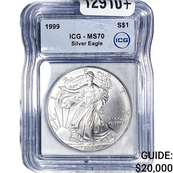1999 Silver Eagle ICG MS70