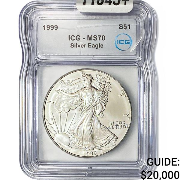 1999 Silver Eagle ICG MS70