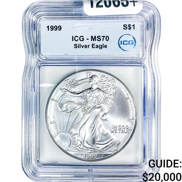 1999 Silver Eagle ICG MS70
