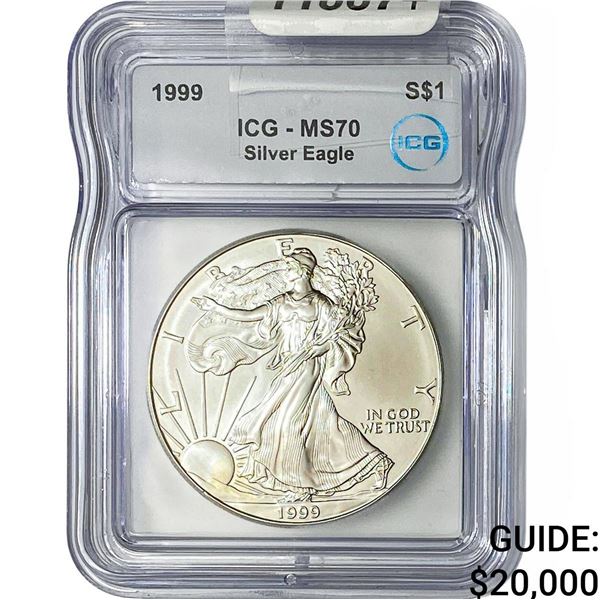 1999 Silver Eagle ICG MS70