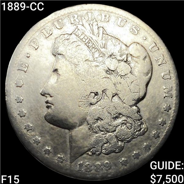 1889-CC Morgan Silver Dollar NICELY CIRCULATED