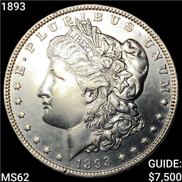 1893 Morgan Silver Dollar UNCIRCULATED