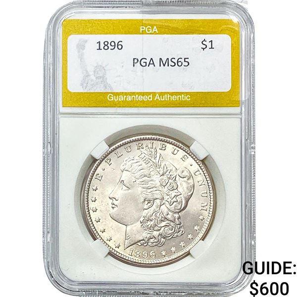 1896 Morgan Silver Dollar PGA MS65