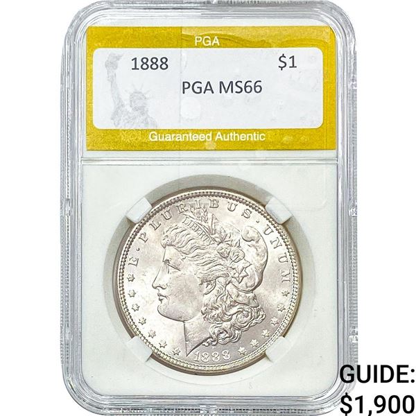 1888 Morgan Silver Dollar PGA MS66