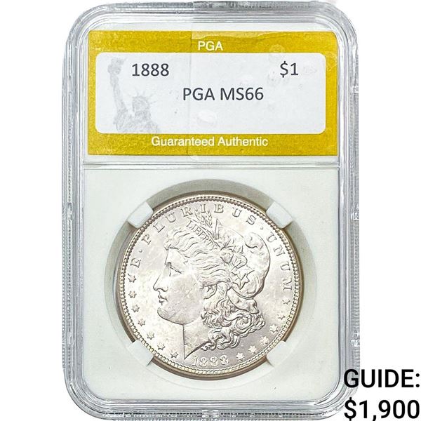 1888 Morgan Silver Dollar PGA MS66
