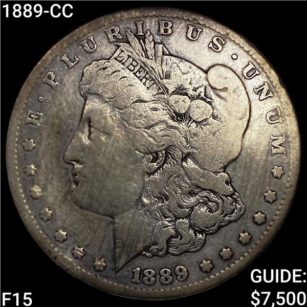 1889-CC Morgan Silver Dollar NICELY CIRCULATED