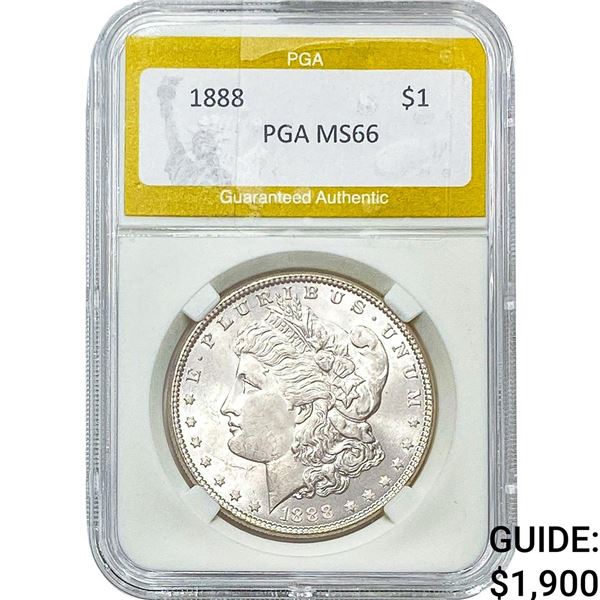 1888 Morgan Silver Dollar PGA MS66
