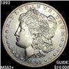 Image 1 : 1893 Morgan Silver Dollar UNCIRCULATED +