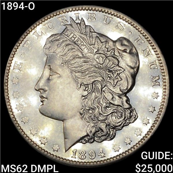 1894-O Morgan Silver Dollar UNCIRCULATED DMPL
