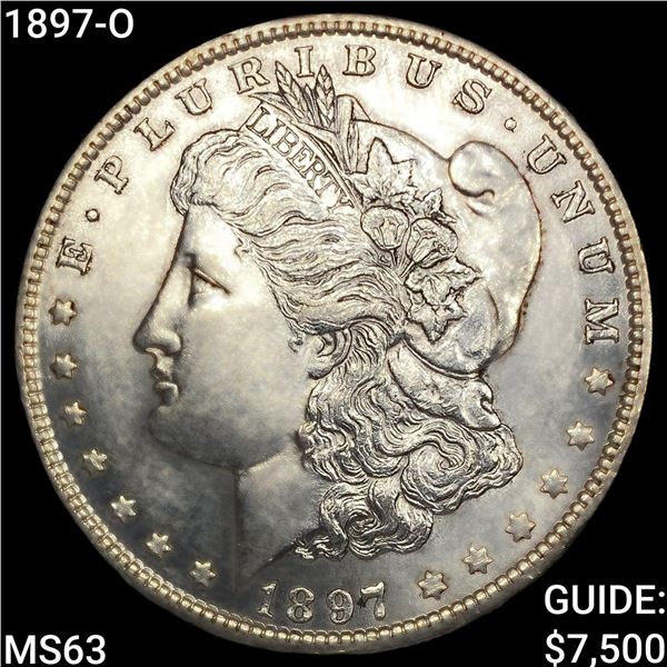 1897-O Morgan Silver Dollar CHOICE BU