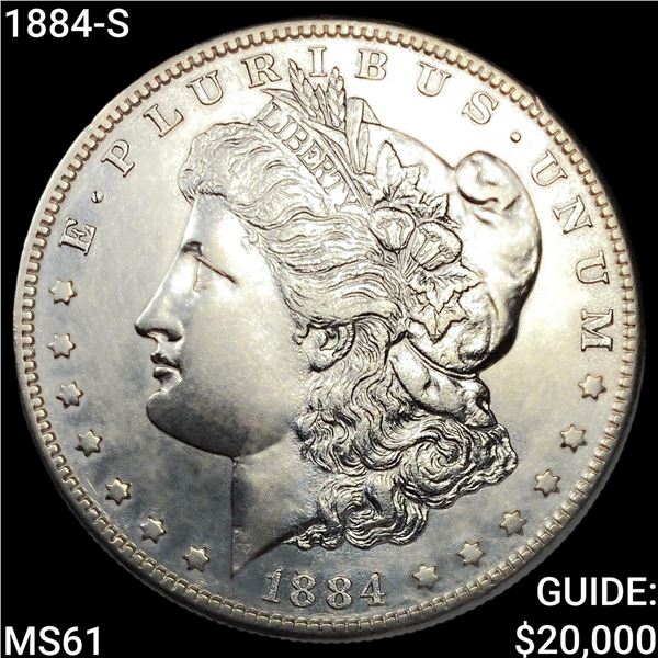 1884-S Morgan Silver Dollar UNCIRCULATED