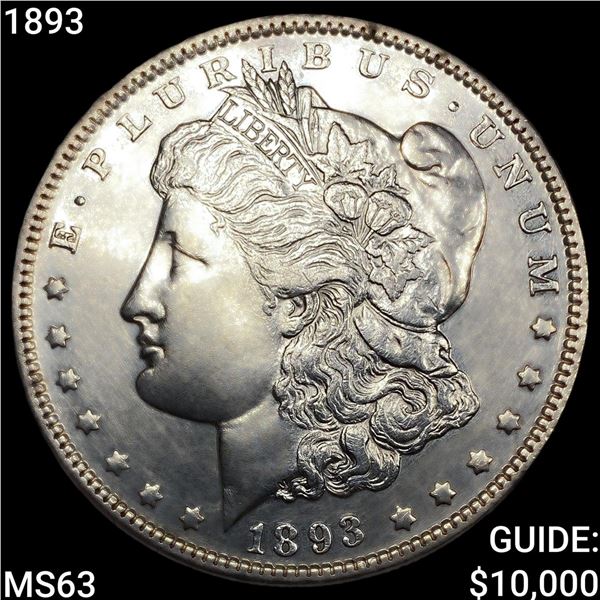 1893 Morgan Silver Dollar CHOICE BU