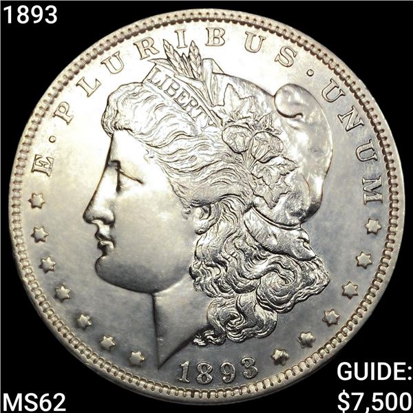 1893 Morgan Silver Dollar UNCIRCULATED