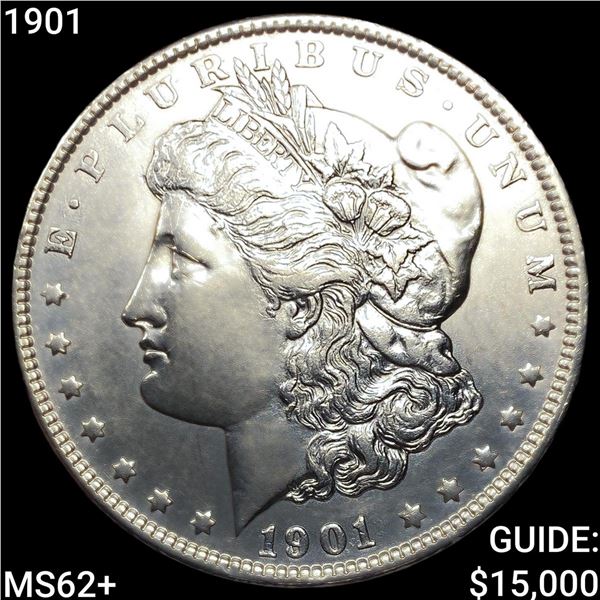 1901 Morgan Silver Dollar UNCIRCULATED +