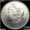 Image 1 : 1901 Morgan Silver Dollar UNCIRCULATED +