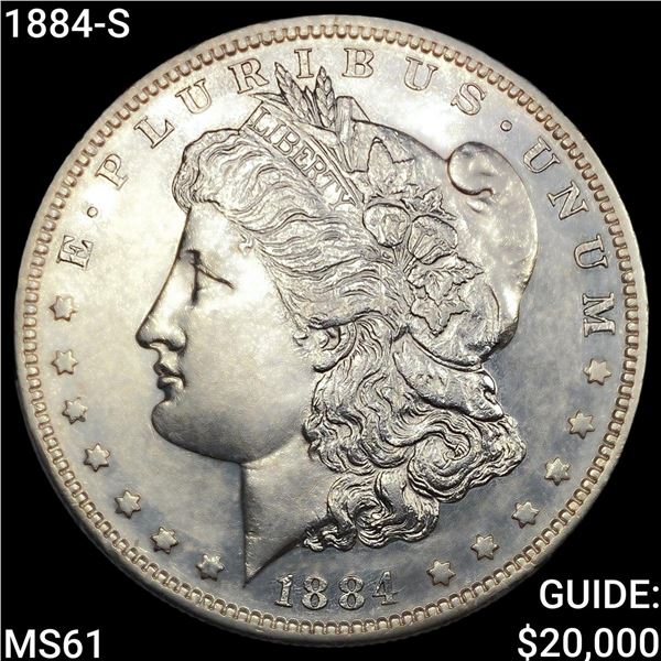 1884-S Morgan Silver Dollar UNCIRCULATED