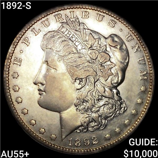 1892-S Morgan Silver Dollar HIGH GRADE+
