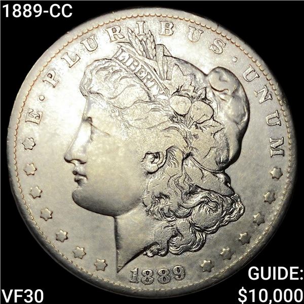 1889-CC Morgan Silver Dollar LIGHTLY CIRCULATED