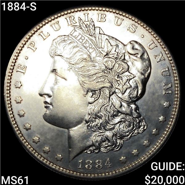 1884-S Morgan Silver Dollar UNCIRCULATED