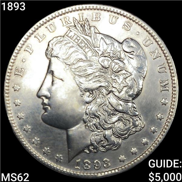 1893 Morgan Silver Dollar UNCIRCULATED