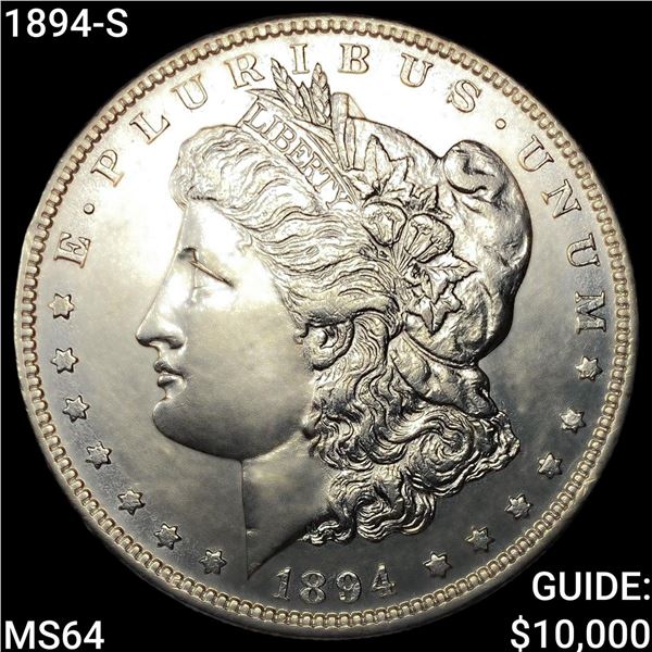 1894-S Morgan Silver Dollar CHOICE BU