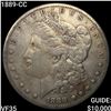 Image 1 : 1889-CC Morgan Silver Dollar ABOUT UNCIRCULATED