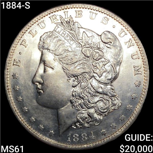 1884-S Morgan Silver Dollar UNCIRCULATED