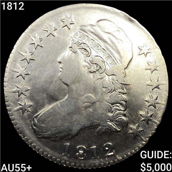 1812 Capped Bust Half Dollar HIGH GRADE+