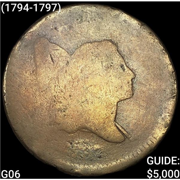 (1794-1797) Liberty Cap Half Cent NICELY CIRCULATED